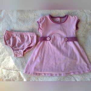 Greendog Baby girl Dress with cover Diaper Size 12 months